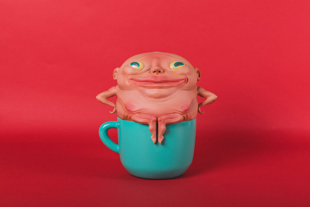 The coffee maker [Blue Mug]